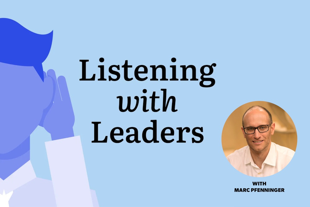 STUDIOS CEO Marc Pfenninger Featured on Listening with Leaders Podcast